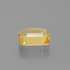 Béryl doré jaune naturelle taille émeraude, 1,47 ct, VS