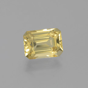 Béryl doré Jaune naturelle Taille émeraude, 1.74 ct, VVS