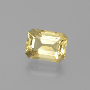Béryl doré Jaune naturelle Taille émeraude, 1.74 ct, VVS