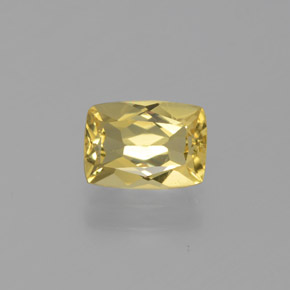 Béryl doré Jaune naturelle Coupe coussin, 0.87 ct, VVS-VS