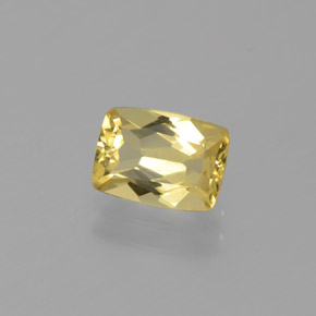 Béryl doré Jaune naturelle Coupe coussin, 0.87 ct, VVS-VS
