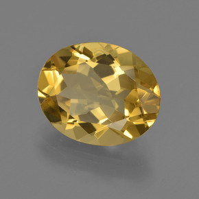 Béryl doré Jaune doré naturelle Coupe ovale, 3.88 ct, VVS