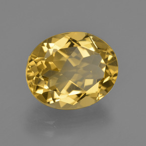 Béryl doré Jaune doré naturelle Coupe ovale, 4.89 ct, VS