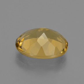 Béryl doré or naturelle coupe ovale, 4,23 ct, VS