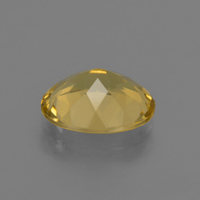 Béryl doré jaune naturelle coupe ovale, 2,99 ct, VVS