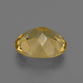 Béryl doré or naturelle coupe ovale, 4,20 ct, VVS-VS