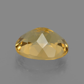 Béryl doré jaune doré naturelle coupe ovale, 3,34 ct, VVS