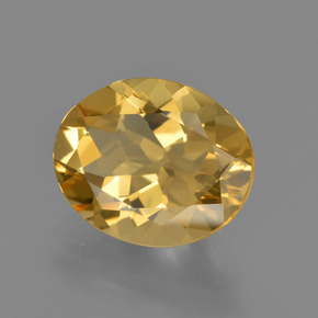 Béryl doré Jaune doré naturelle Coupe ovale, 3.06 ct, VVS