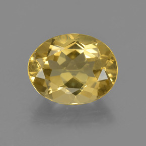 Béryl doré Jaune doré naturelle Coupe ovale, 2.82 ct, VS
