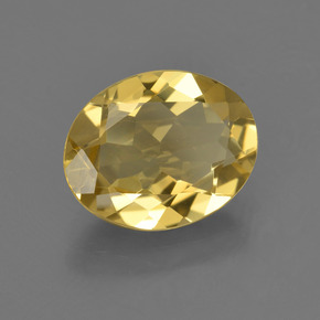 Béryl doré Jaune doré naturelle Coupe ovale, 2.56 ct, VVS