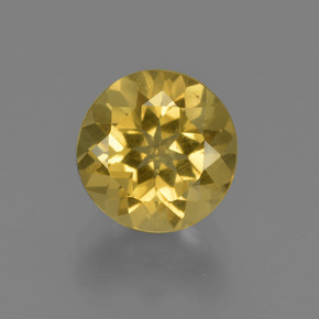 Béryl doré Jaune doré naturelle Coupe roude, 2.06 ct, VS