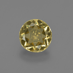 Béryl doré Jaune doré naturelle Coupe roude, 1.58 ct, VVS-VS