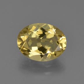 Béryl doré Doré naturelle Coupe ovale, 2.05 ct, VVS