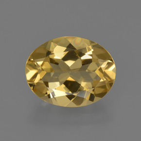 Béryl doré Jaune doré naturelle Coupe ovale, 2.23 ct, VVS