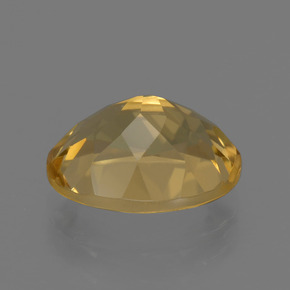 Béryl doré or naturelle coupe ovale, 2,50 ct, VVS