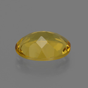 Béryl doré jaune naturelle coupe ovale, 2,09 ct, VS