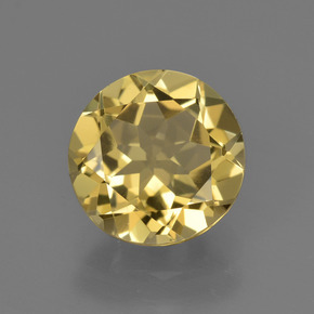 Béryl doré Jaune doré naturelle Coupe roude, 2.17 ct, VVS-VS