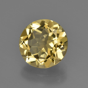 Béryl doré Jaune doré naturelle Coupe roude, 2.17 ct, VVS-VS
