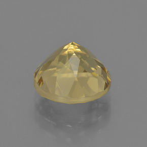 Béryl doré or naturelle coupe roude, 2,06 ct, VVS