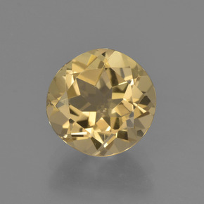 Béryl doré or naturelle coupe roude, 1,79 ct, VS