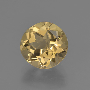 Béryl doré or naturelle coupe roude, 1,79 ct, VS