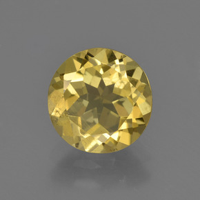 Béryl doré or naturelle coupe roude, 1,67 ct, VS