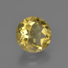 Béryl doré or naturelle coupe roude, 1,67 ct, VS