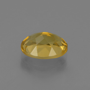 Béryl doré jaune naturelle coupe ovale, 1,84 ct, VVS