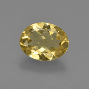 Béryl doré Jaune doré naturelle Coupe ovale, 1.69 ct, VS