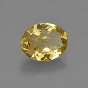 Béryl doré Jaune doré naturelle Coupe ovale, 1.69 ct, VS