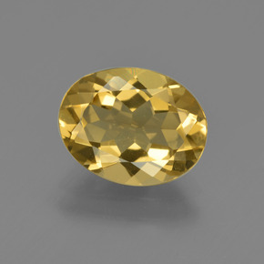 Béryl doré Jaune doré naturelle Coupe ovale, 1.91 ct, VVS