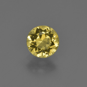 Béryl doré Jaune doré naturelle Coupe roude, 0.61 ct, VVS