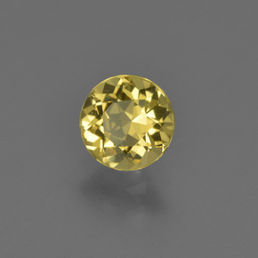 Béryl doré Jaune doré naturelle Coupe roude, 0.61 ct, VVS
