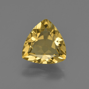 Béryl doré or naturelle trillion, 1,89 ct, VVS