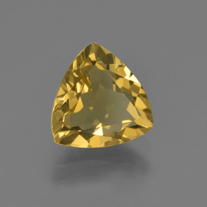 Béryl doré or naturelle trillion, 1,89 ct, VVS