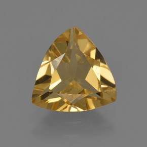 Béryl doré or naturelle trillion, 1,85 ct, VVS