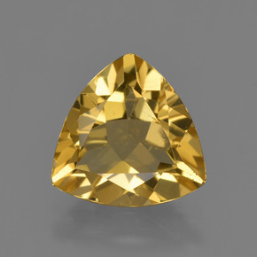Béryl doré or naturelle trillion, 1,87 ct, VS