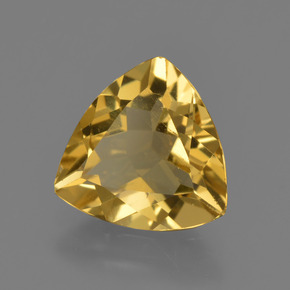 Béryl doré or naturelle trillion, 1,87 ct, VS