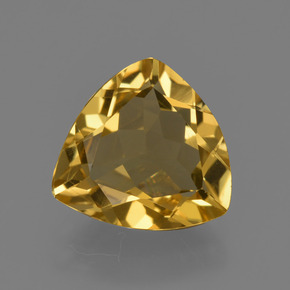 Béryl doré or naturelle trillion, 1,90 ct, VS