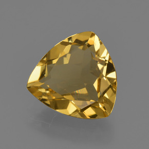 Béryl doré or naturelle trillion, 1,90 ct, VS