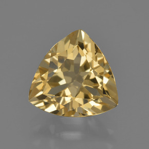 Béryl doré or naturelle trillion, 2,02 ct, VVS