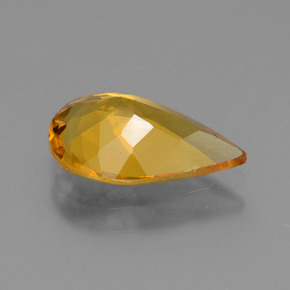 Béryl doré or naturelle en forme de poire, 1,95 ct, VVS-VS