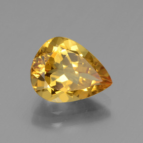 Béryl doré Jaune doré naturelle En forme de poire, 2.11 ct, VVS