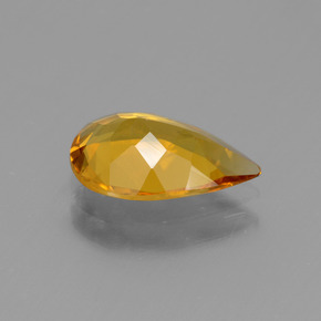 Béryl doré or naturelle en forme de poire, 1,46 ct, VVS