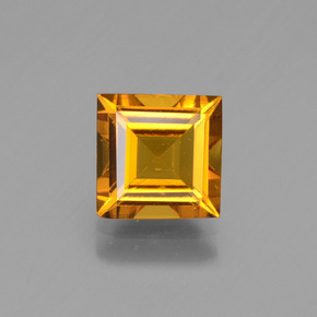 Béryl doré or naturelle carré, 1,41 ct, VVS-VS