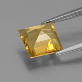Béryl doré Jaune doré naturelle Carré, 1.89 ct, VVS-VS