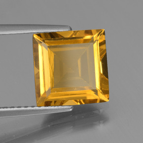 Béryl doré Jaune doré naturelle Carré, 2.97 ct, VVS-VS