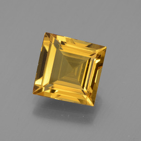 Béryl doré Jaune doré naturelle Carré, 2.11 ct, VVS-VS