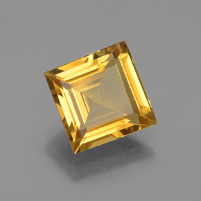 Béryl doré Jaune doré naturelle Carré, 2.11 ct, VVS-VS