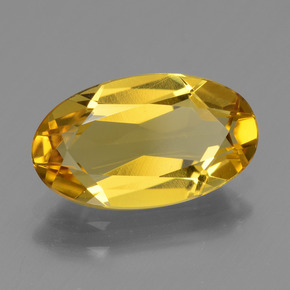 Béryl doré Jaune doré naturelle Coupe ovale, 2.20 ct, VVS-VS